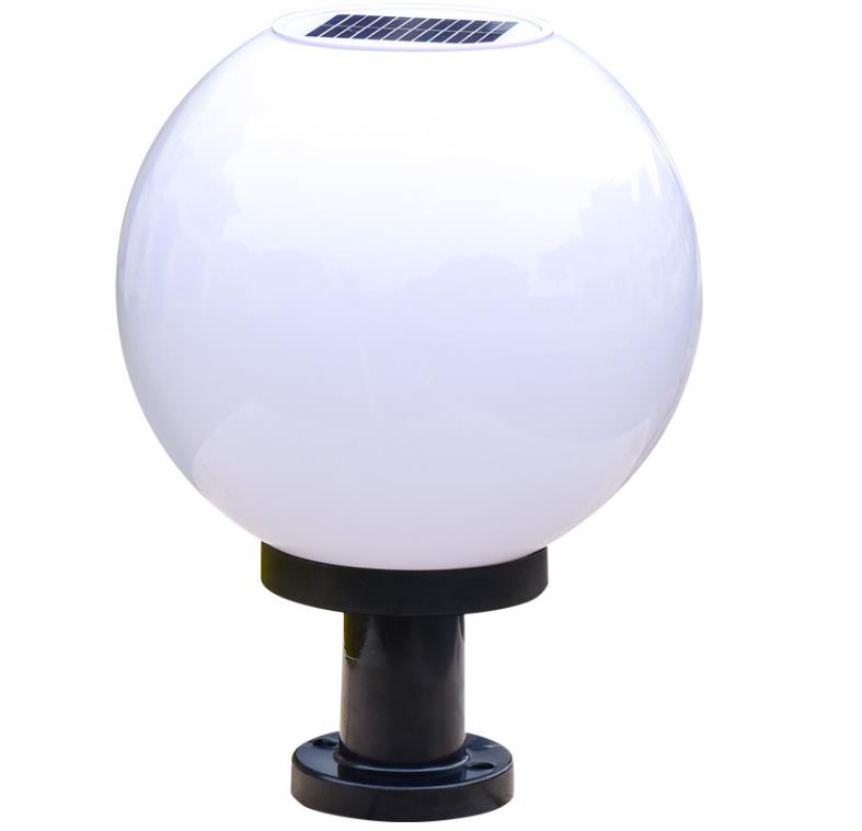 Sollys Fixtures Type Globe Ball Formet Solar Lights Outdower Lights For Pillars