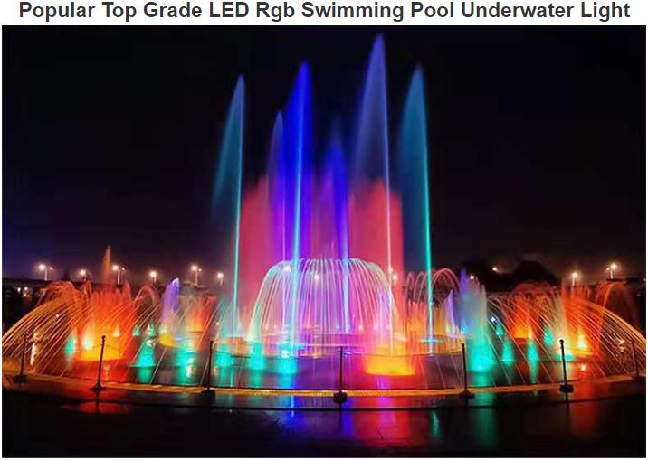 Popular Top Grade LED Rgb Sweat Pool Underwater Light