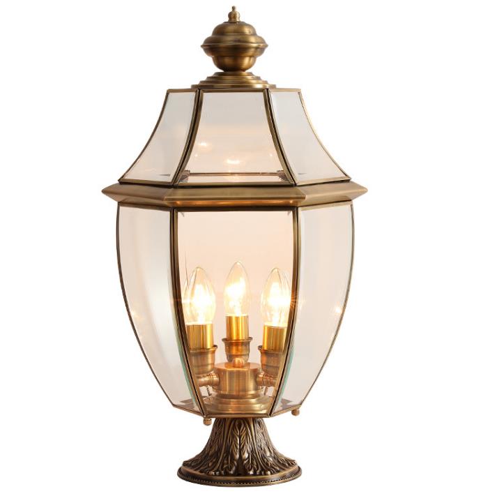 Lampen til europæisk stil, udendørs væglampe, havevilla vandtæt havelampe